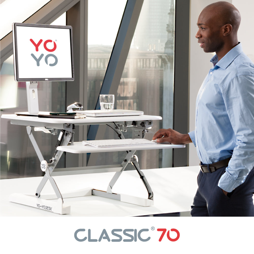 Yo-Yo DESK® 70 (formally MINI) Desk Riser | Standing Desk Converter ...