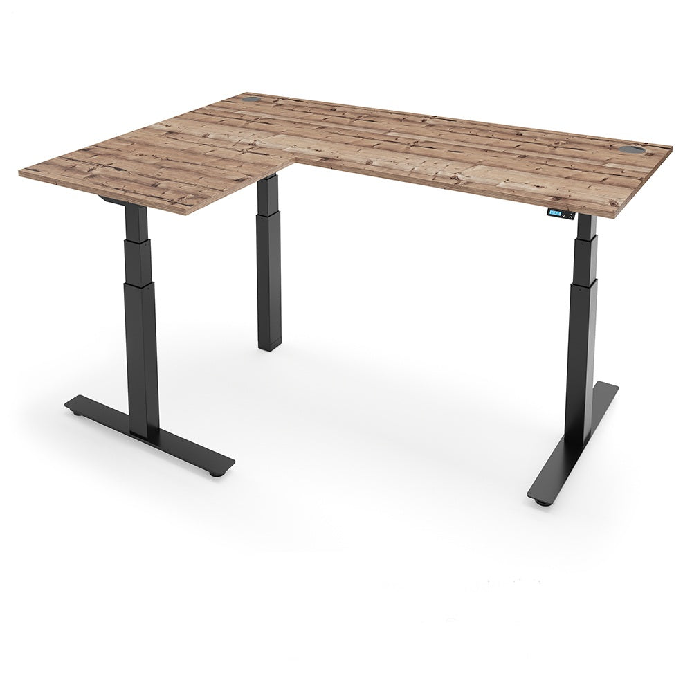 Yo-Yo DESK ALERT 3+  L-Shape SMART Standing Desk with Bluetooth Control