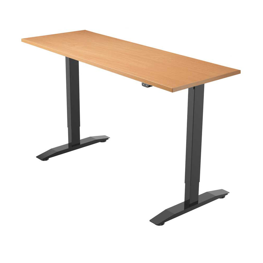 Yo-Yo DESK PRO 1 Black-beech single motor electric standing desk
