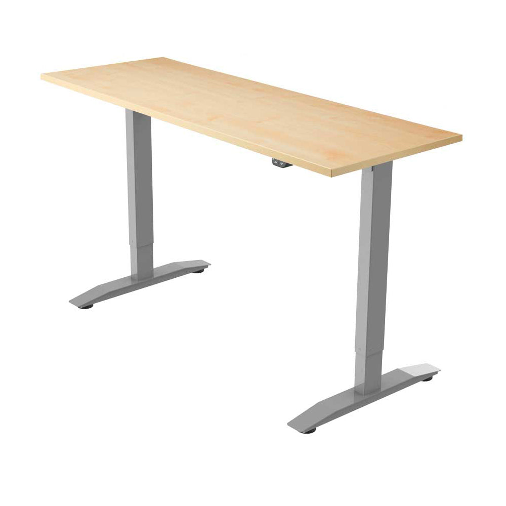 Yo-Yo DESK PRO 1 Silver-Maple single motor electric standing desk