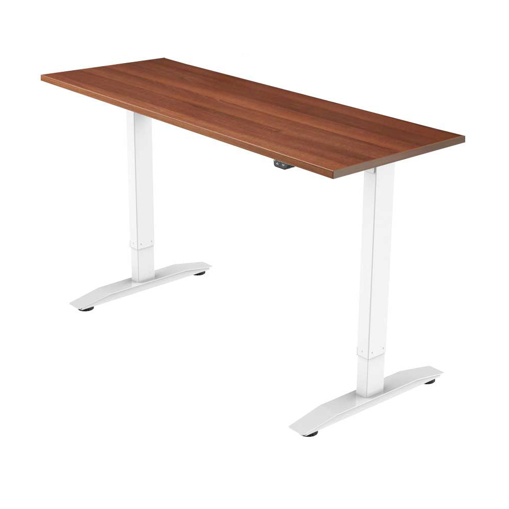 Yo-Yo DESK PRO 1 White-Walnut single motor electric standing desk
