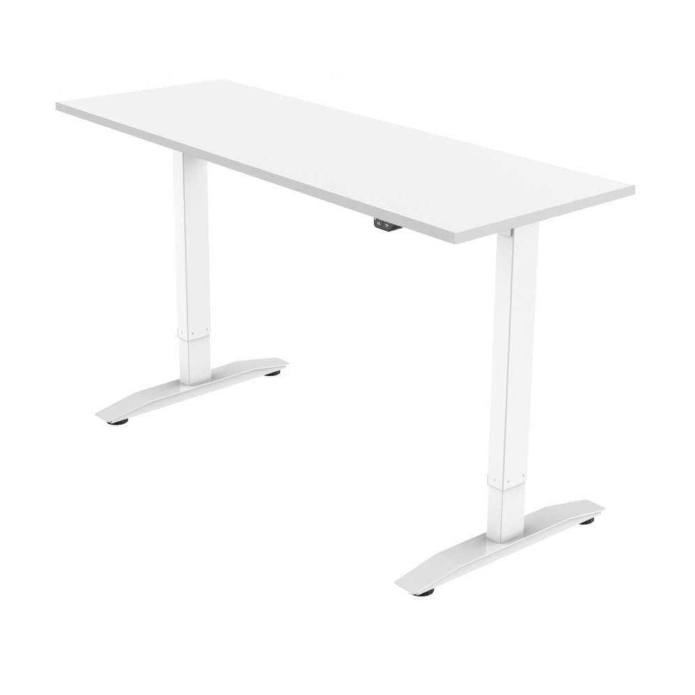 Yo-Yo DESK PRO 1 White-White  single motor electric standing desk
