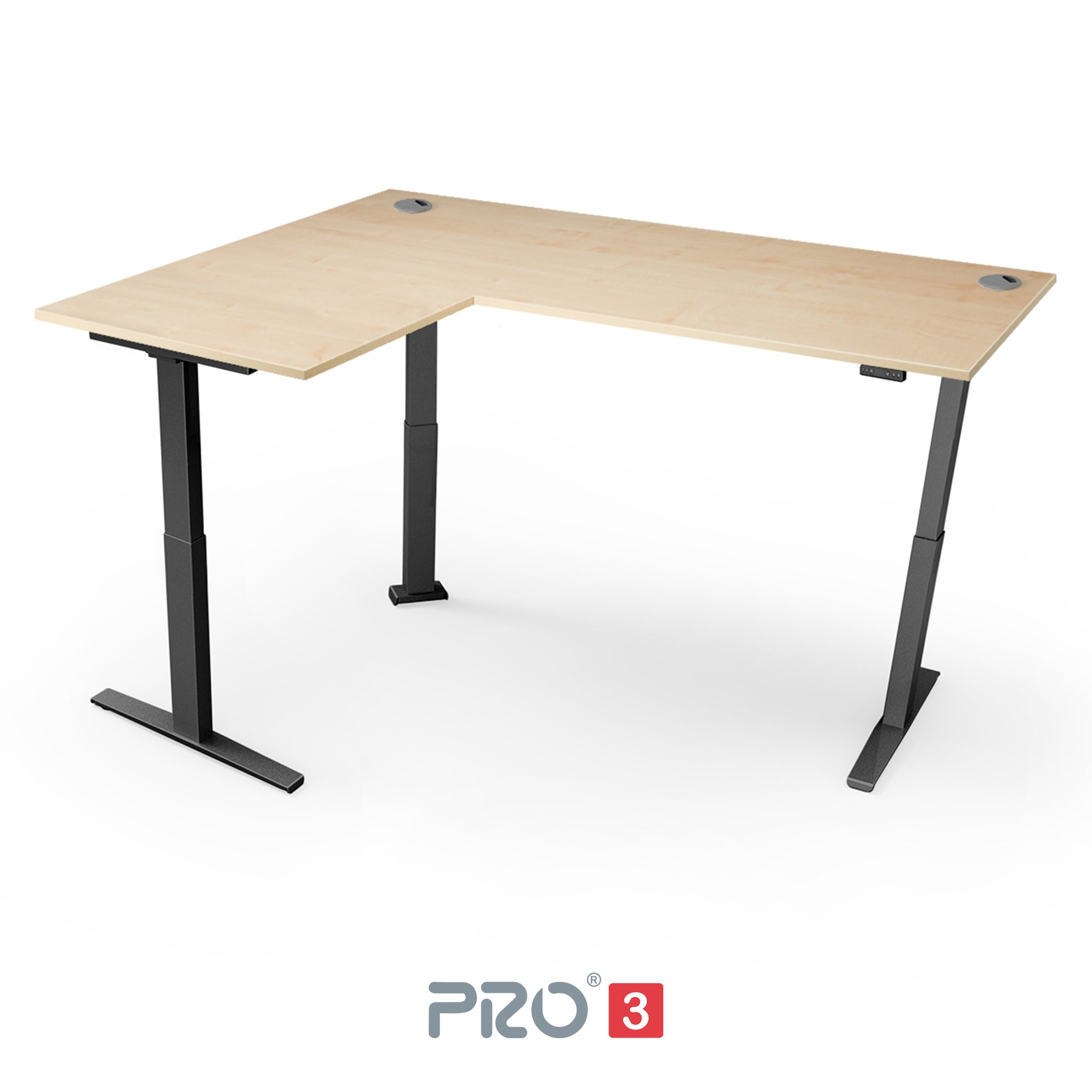 Yo-Yo DESK PRO 3 Triple Motor L-Shape Height Adjustable Standing Desk