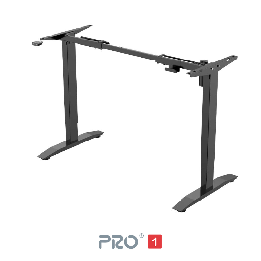 Yo-Yo DESK PRO 1 Black_frameonly single motor electric standing desk