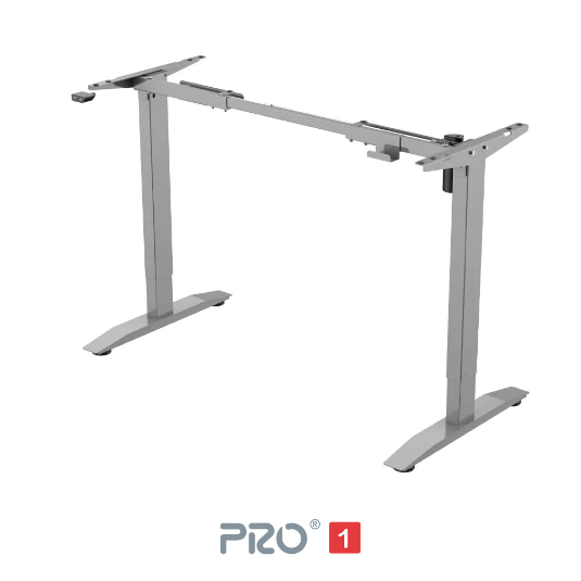 Yo-Yo DESK PRO 1 Sliver_frameonly single motor electric standing desk