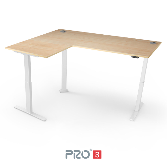Yo-Yo DESK PRO 3+ Triple Motor L-Shape Extra Height Standing Desk